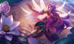 Order of the Lotus Irelia Splash Art Update Rework HD 4k Wallpaper Background Official Art Artwork League of Legends lol