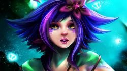 Neeko by olen-lumi HD Wallpaper Background Fan Art Artwork League of Legends lol
