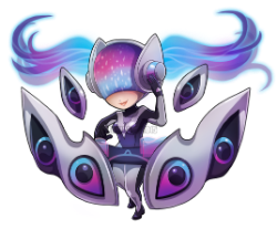Chibi DJ Sona Ethereal by RinTheYordle HD Wallpaper Fan Art Artwork League of Legends lol (2)