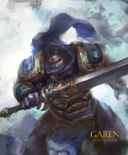 Garen by huangzheng HD Wallpaper Background Fan Art Artwork League of Legends lol