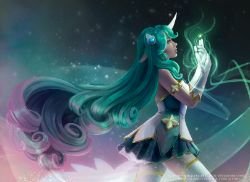 Star Guardian Soraka by Wingless-sselgniW HD Wallpaper Background Fan Art Artwork League of Legends lol