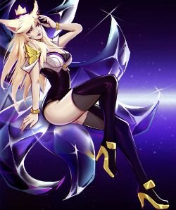 K/DA Ahri by Alex Heit HD Wallpaper Background Fan Art Artwork League of Legends lol