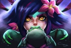 Neeko by Crispinity HD Wallpaper Background Fan Art Artwork League of Legends lol