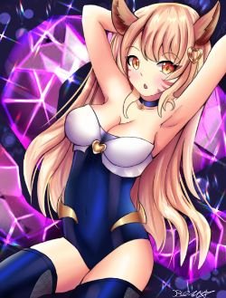 K/DA Ahri by Bestrix HD Wallpaper Background Fan Art Artwork League of Legends lol