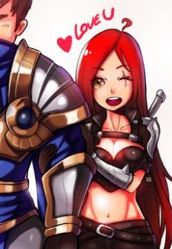Garen & Katarina by LataeDelan HD Wallpaper Fan Art Artwork League of Legends lol