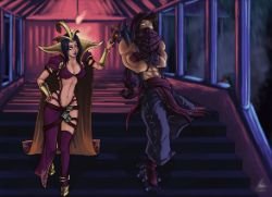 Malzahar & LeBlanc by No-sabe HD Wallpaper Fan Art Artwork League of Legends lol