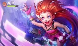 Arcade Zoe (Concept) by Keying Lu HD Wallpaper Background Fan Art Artwork League of Legends lol