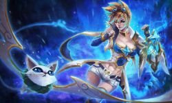 Female Star Guardian Ezreal (genderbend) by MonoriRogue HD Wallpaper Background Fan Art Artwork League of Legends lol