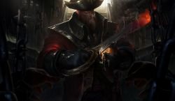 Captain Gangplank Splash Art HD 4k 6k Wallpaper Background Official Art Artwork League of Legends lol