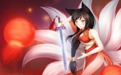 Lunar Revel Ahri by ケラス League of Legends Artwork HD Wallpaper lol Fan ArtFan Art Artwork