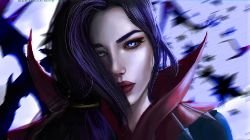 Vayne Portrait by WikiMia HD Wallpaper Fan Art Artwork League of Legends lol