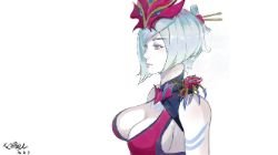 Blood Moon Elise by Frown HD Wallpaper Fan Art Artwork League of Legends lol