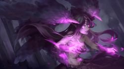 Morgana by 黒漠六君 HD Wallpaper Background Fan Art Artwork League of Legends lol