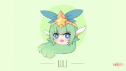 Chibi Star Guardian Lulu by HAN-10 HD Wallpaper Background Fan Art Artwork League of Legends lol