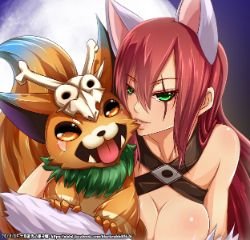 Gnar & Kitty Cat Katarina by 六月の兎 HD Wallpaper Fan Art Artwork League of Legends lol