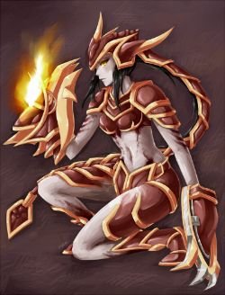 Shyvana by urusai-baka HD Wallpaper Fan Art Artwork League of Legends lol