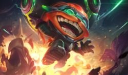 Odyssey Ziggs Splash Art HD 4k Wallpaper Background Official Art Artwork League of Legends lol
