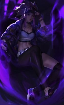 K/DA Akali by Alov HD 4k Wallpaper Background Fan Art Artwork League of Legends lol