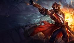 Classic Gangplank Splash Art Old League of Legends Artwork Wallpaper lol
