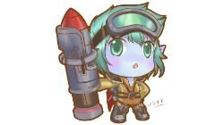 Chibi Rocket Girl Tristana by みかみ HD Wallpaper Fan Art Artwork League of Legends lol