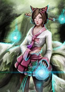 Dynasty Ahri by AimedZ (7) League of Legends Artwork HD Wallpaper lolFan Art Artwork