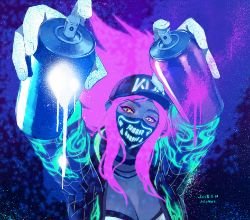 K/DA Akali by momori 68 HD Wallpaper Background Fan Art Artwork League of Legends lol
