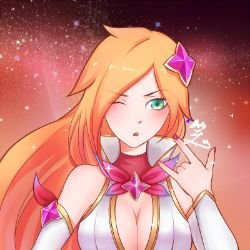 Star Guardian Miss Fortune by 一笑笔间有麒麟 HD Wallpaper Background Fan Art Artwork League of Legends lol