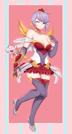 Heartseeker Quinn by Hichiyan League of Legends Artwork Wallpaper lol