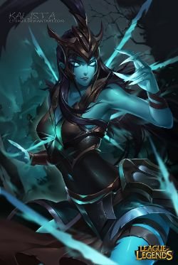 Kalista by citemer HD Wallpaper Fan Art Artwork League of Legends lol