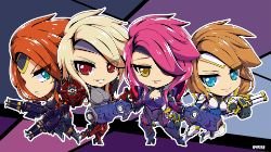 Chibi Gun Goddess Miss Fortune by Xyrise HD Wallpaper Background Fan Art Artwork League of Legends lol