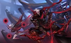 Blood Moon Syndra, Varus & Shen by dante09 HD Wallpaper Background Fan Art Artwork League of Legends lol