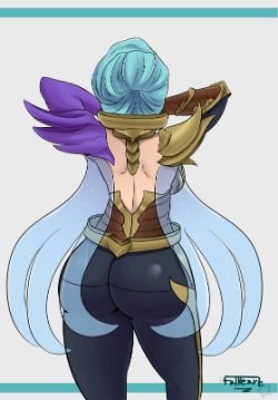Dawnbringer Riven by Falkeart HD Wallpaper Background Fan Art Artwork League of Legends lol
