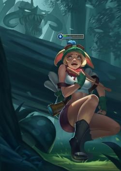 Female Teemo by Rumbee Gender Swap Bend HD Wallpaper Fan Art Artwork League of Legends lol