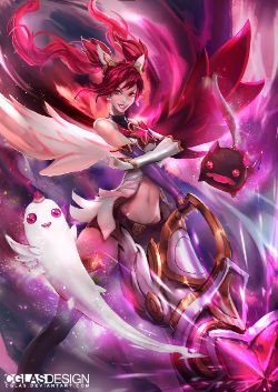 Star Guardian Jinx by CGlas HD Wallpaper Fan Art Artwork League of Legends lol