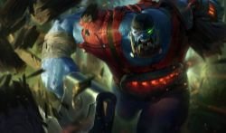 Lumberjack Sion Splash Art HD 4k Wallpaper Background Official Art Artwork League of Legends lol