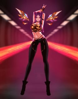 K/DA Kai'Sa by HDDRAW HD 4k Wallpaper Background Fan Art Artwork League of Legends lol