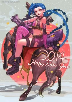 Jinx by 空罐王 HD Wallpaper Fan Art Artwork League of Legends lol