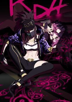 K/DA Akali & Evelynn by Shilin Huang HD Wallpaper Background Fan Art Artwork League of Legends lol