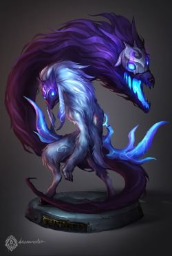 Kindred by daemonstar HD Wallpaper Fan Art Artwork League of Legends lol