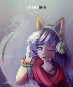 Arcade Ahri by Hilent HD Wallpaper Background Fan Art Artwork League of Legends lol
