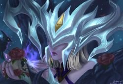 Coven Lissandra by Shedá N. HD Wallpaper Background Fan Art Artwork League of Legends lol