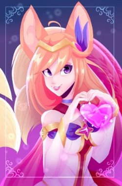 Star Guardian Ahri by TheOdekoYma HD Wallpaper Background Fan Art Artwork League of Legends lol