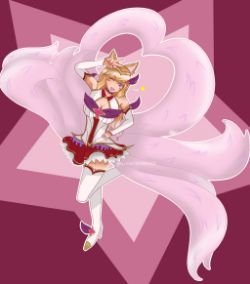 Star Guardian Ahri by livintoinspire HD Wallpaper Background Fan Art Artwork League of Legends lol