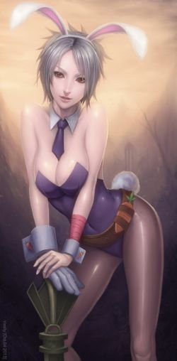 Battle Bunny Riven by VasilyFC-CHIANG HD Wallpaper Fan Art Artwork League of Legends lol