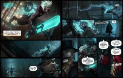Ekko Chronobreak Comic (7) League of Legends Artwork Wallpaper lol