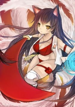 Ahri by 千夜弥生 League of Legends Artwork Wallpaper lol Fan Art