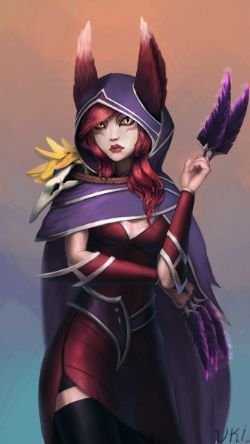 Xayah by UKIori HD Wallpaper Fan Art Artwork League of Legends lol