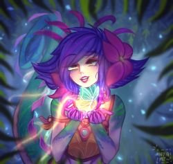 Neeko by Nyami HD Wallpaper Background Fan Art Artwork League of Legends lol