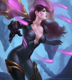 Kai'Sa by Anolea HD Wallpaper Background Official Art Artwork League of Legends lol