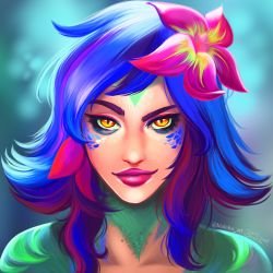 Neeko by BiaLobo HD Wallpaper Background Fan Art Artwork League of Legends lol